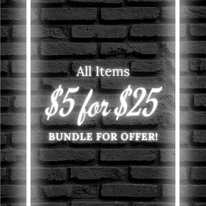 ⭐️ All Items in my closet are $5 for $25!! ⭐️
